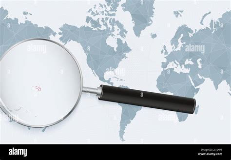 Enlarged Map Of Marshall Islands On America Centered World Map