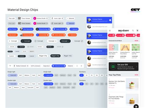 Figma Design System Material Chips Ui By Roman Kamushken On Dribbble