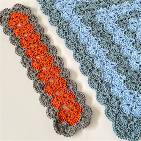 All Sizes Interlocking Shells Blankets Tutorials The Crochet Crowd