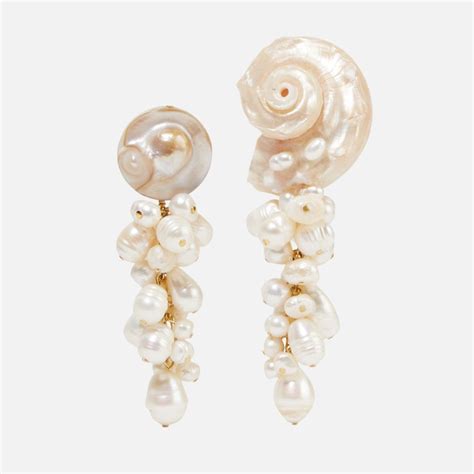 Mermaid Earrings Mermaid Earrings Seashell Earrings Jewelry Trends