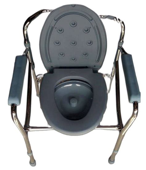 patients  hospitals gray medical commode chair size  cm