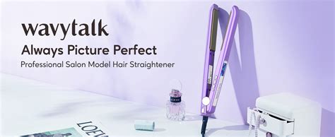 Wavytalk Professional Hair Straightener With Titanium Floating Plates