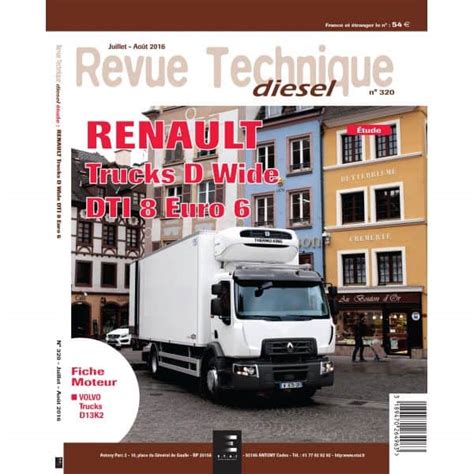 Revues Techniques Des Poids Lourds RENAULT TRUCKS RVI