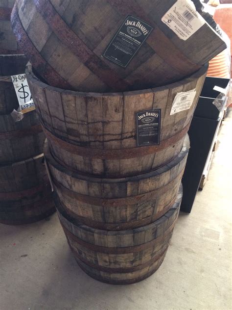 whiskey barrel flower pot