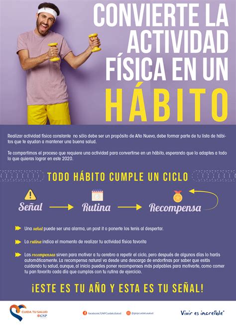 Convierte la actividad física en un hábito GNP cuida tu Salud