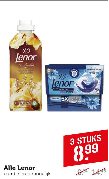 Lenor Wasmiddel Wasverzachter Folder Aanbieding Bij Coop Details