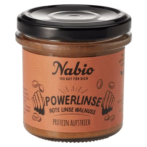 Nabio Bio Protein Aufstrich Powerlinse Rote Linse Walnuss