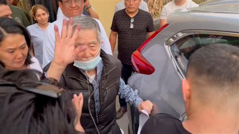 Perus Former President Fujimori Freed From Prison After Pardon Reinstated