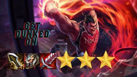 3 Star DUNK MASTER DARIUS TFT SET 9 RANK BUILD YouTube