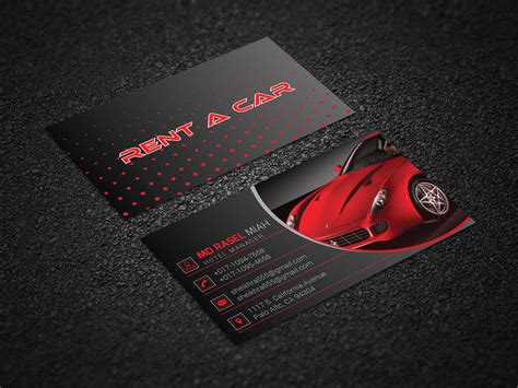 CAR BUSINESS CARD DESIGN on Behance