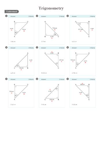 Introduction To Trigonometry Worksheet