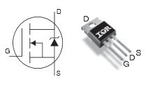 Irfz N Mosfet Complementary Equivalent Replacement Pinout Specs