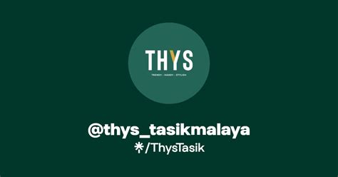 Thys Tasikmalaya Instagram Tiktok Linktree