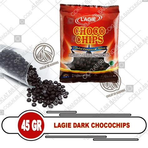 Jual Lagie Chocochip Dark Gr Setengah Bulat Lagie Chocochips Gram