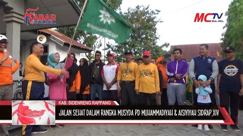 Jalan Sehat Dalam Rangka Musyda Pd Muhammadiyah Aisiyiyah Sidrap Ke