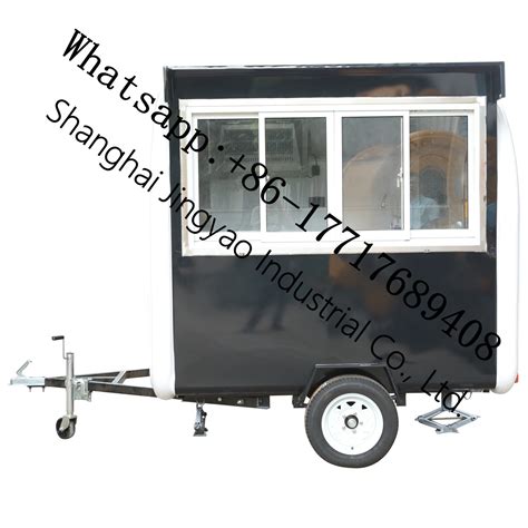 Outdoor Fiberglass Mobile Ice Cream Food Kiosk Fast Food Truck Mobile