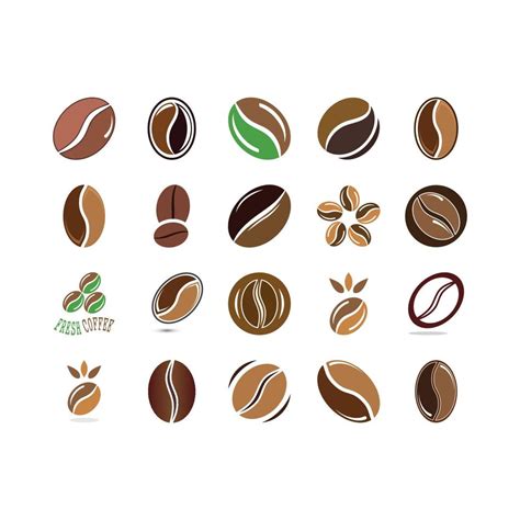 Coffee Bean Icon Vector 8566701 Vector Art At Vecteezy