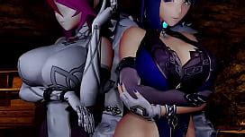 Rosaria Is A Lustful Bitch With Huge Tits Genshin Impact HornyLakris XNXX