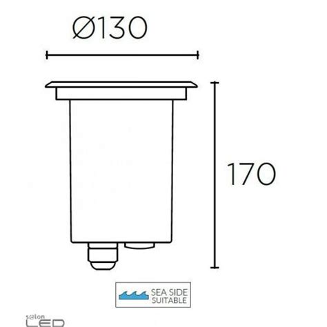 LEDS C4 GEA GU10 GU5 3 Uplight Recessed Outdoor IP67 12V 230V Max 50