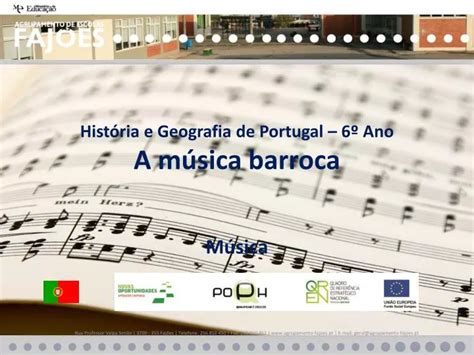 PPT História e Geografia de Portugal 6º Ano A música barroca