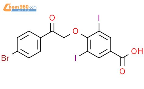 340314 24 1 Benzoic Acid 4 [2 4 Bromophenyl 2 Oxoethoxy] 3 5 Diiodo Cas号 340314 24 1 Benzoic