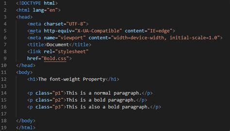 How To Font Style Bold In Css Printable Online