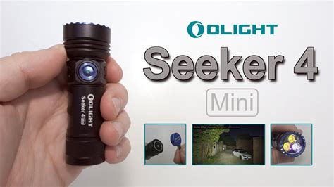 OLIGHT SEEKER 4 Mini 1200 Lumens White Light Powerful 760mW 365nm