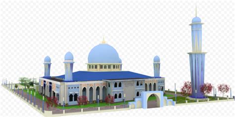 3D Model Arabic Islamic Mosque Masjid | Citypng