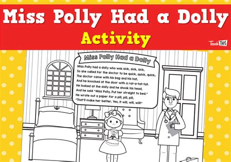 Miss Polly Had A Dolly Nursery Rhyme Lyrics History Video Lesson