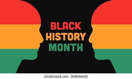 Black History Month Banner Design Template Stock Vector Royalty Free