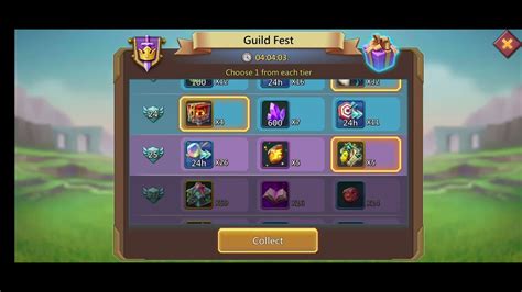 Guild Fest How To Choose Gifts According To Priority Guild Won