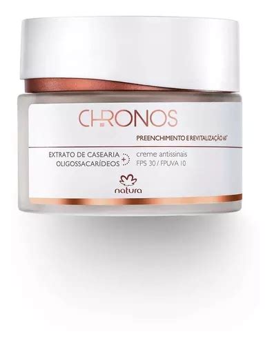 Natura Chronos Creme Antissinais 60 Dia Fps30 40g MercadoLivre