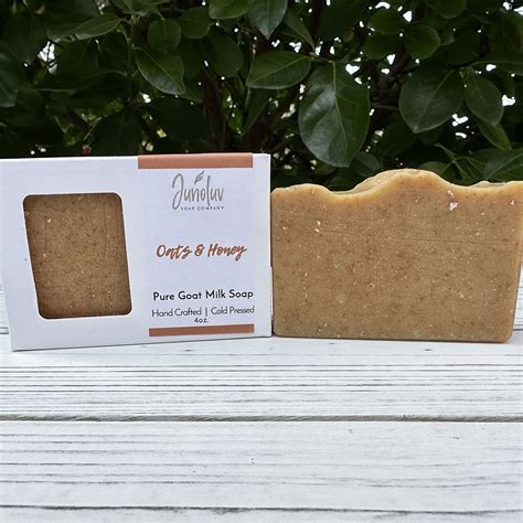 Honey Oats Goat Milk Soap Junoluv Soap Company