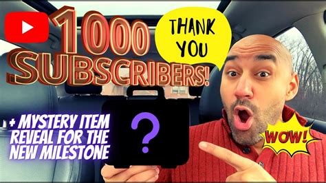 1000 Subscriber Thank You Video Milestone We Did It Thank You