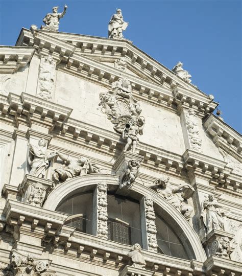 San Moise Venice Detail Of The Facade Riba Pix