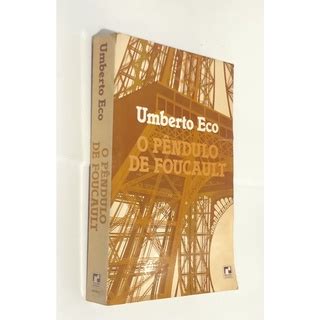 Livro O Pendulo De Foucault Umberto Eco Shopee Brasil