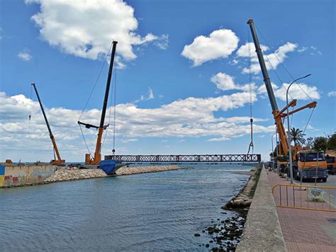 Finalizan las obras de la pasarela ciclopeatonal en Vinaròs