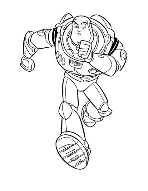 Desenho De Buzz Lightyear Correndo Para Colorir Tudodesenhos