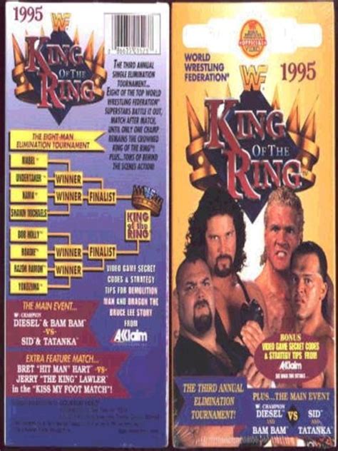 WWF King of the Ring 1995 Video SEALED WWE Diesel Sid WWF WCW ECW TNA WWE