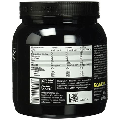 Olimp Bcaa Mega Caps Capsules Achat En Ligne Fatburners Fr