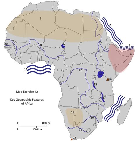 African Physical Features Diagram Quizlet