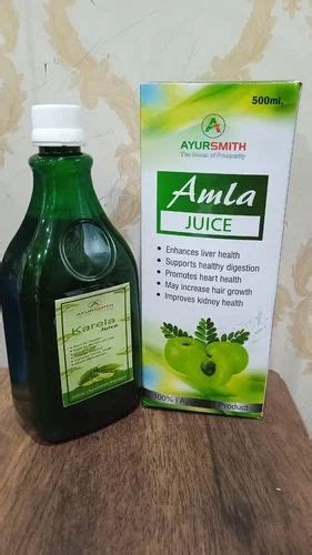 Ayursmith Amla Juice Packaging Type Bottle Liquid At Rs 250 Bottle