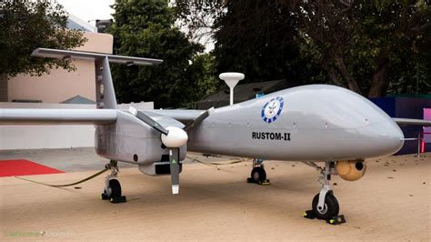 Indias Predator Drone Rustom Ii Male Uas All Set For Winter Flight