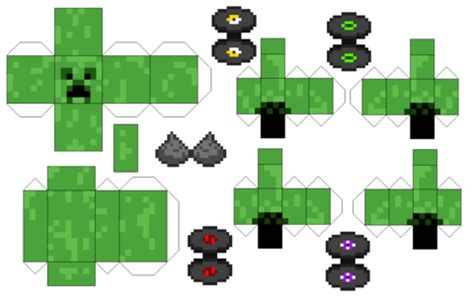 Creeper Minecraft Papercraft | Free Printable Papercraft Templates