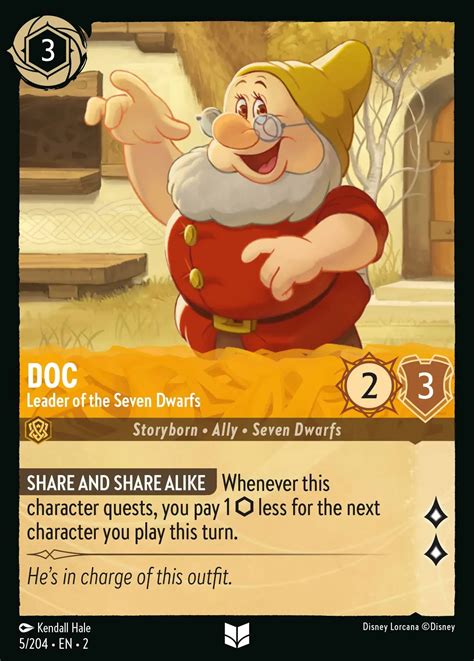 Doc - Leader of the Seven Dwarfs Lorcana Card | Lorcana.gg