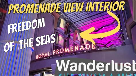 Freedom Of The Seas Promenade View Interior Room Tour YouTube