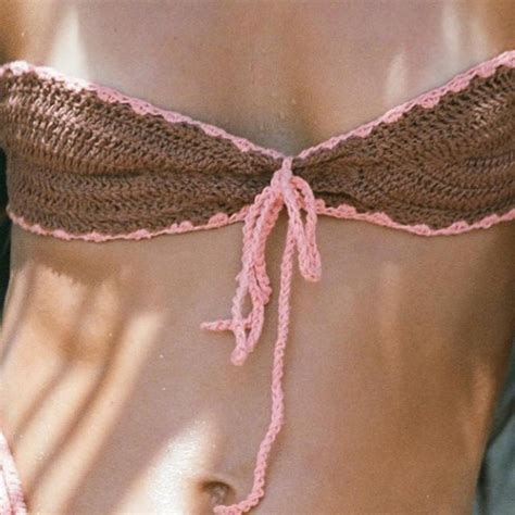 Akoia Swim Crochet Marossi Bikini In Brown Depop