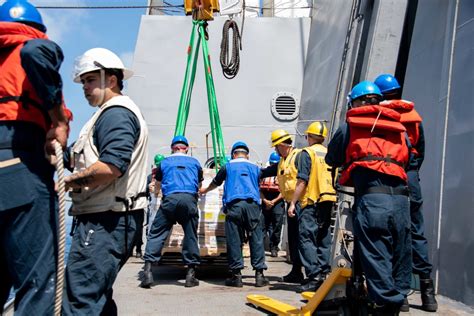 Dvids Images Uss Portland Replenishment At Sea Image Of