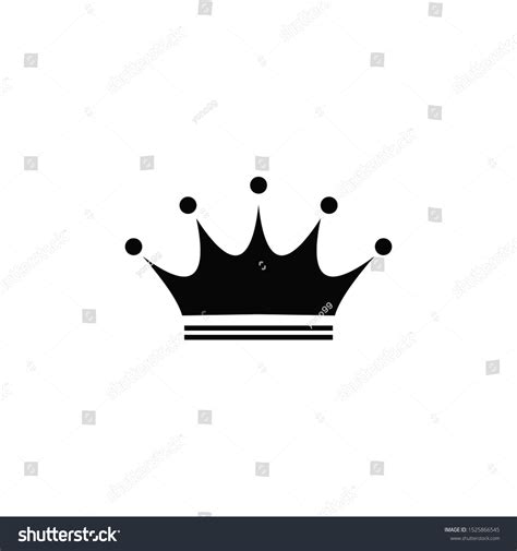 Crown Vector Logo Silhouette Queen King Stock Vector (Royalty Free ...