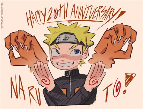 Happy 20th Anniversary Naruto!!🍥 by BandagedArt on Newgrounds